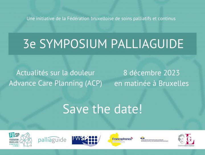 SAVE THE DATE! Symposium soins palliatifs le 8 décembre à Bruxelles